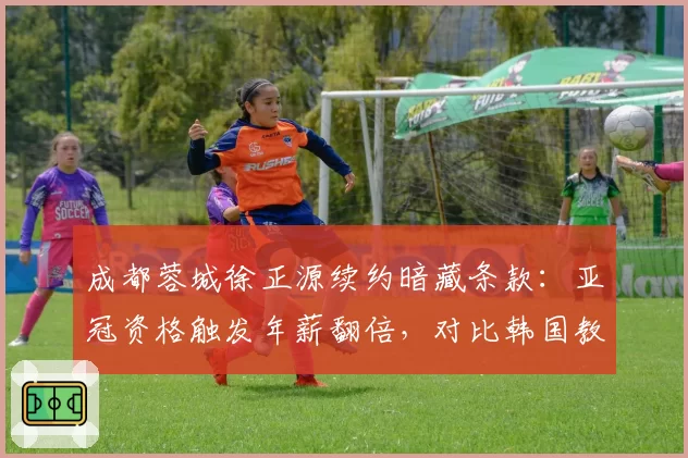 成都蓉城徐正源续约暗藏条款：亚冠资格触发年薪翻倍，对比韩国教练生存周期